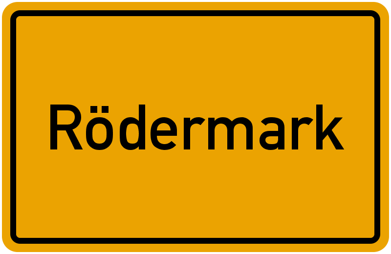 Rödermark Ortsschild